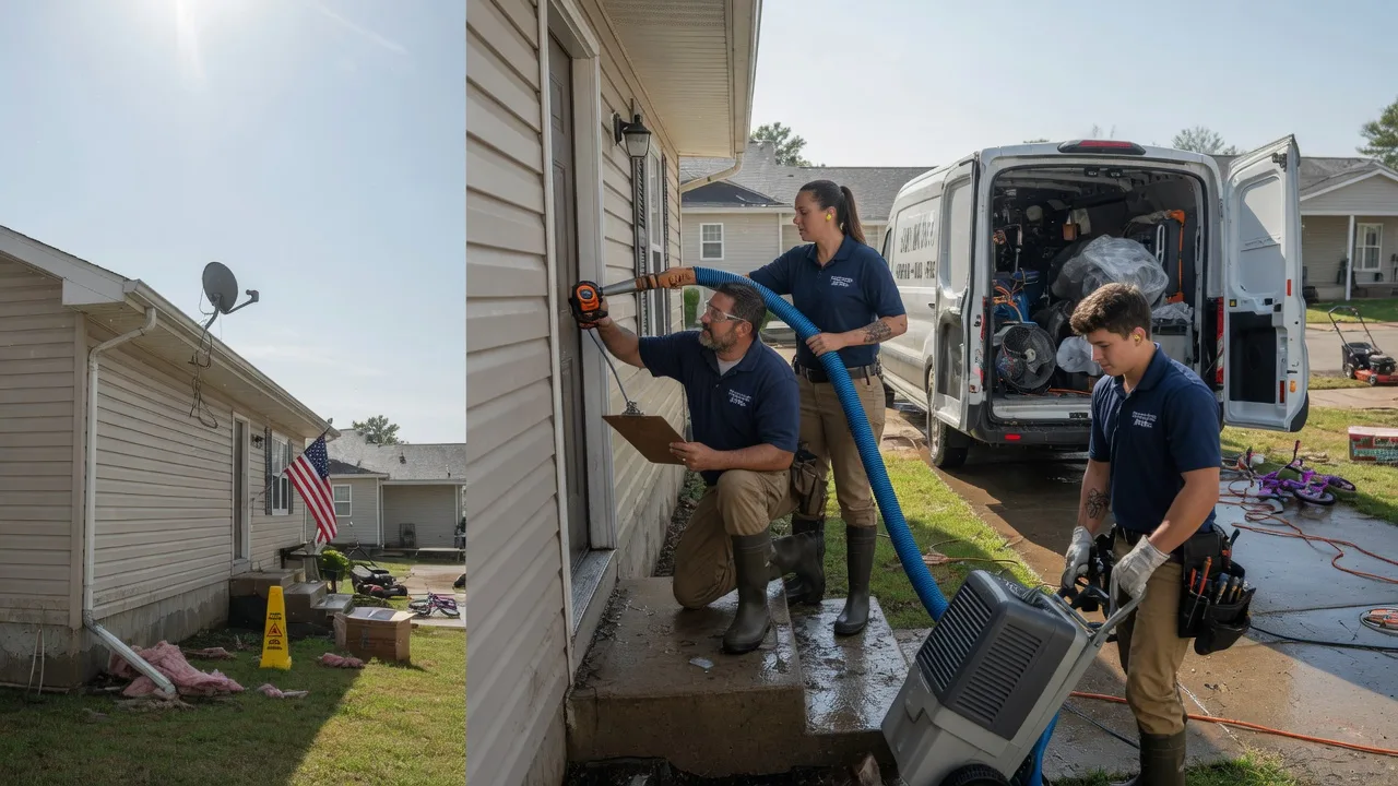 Ceiling Water Damage Restoration in University City, MO near me